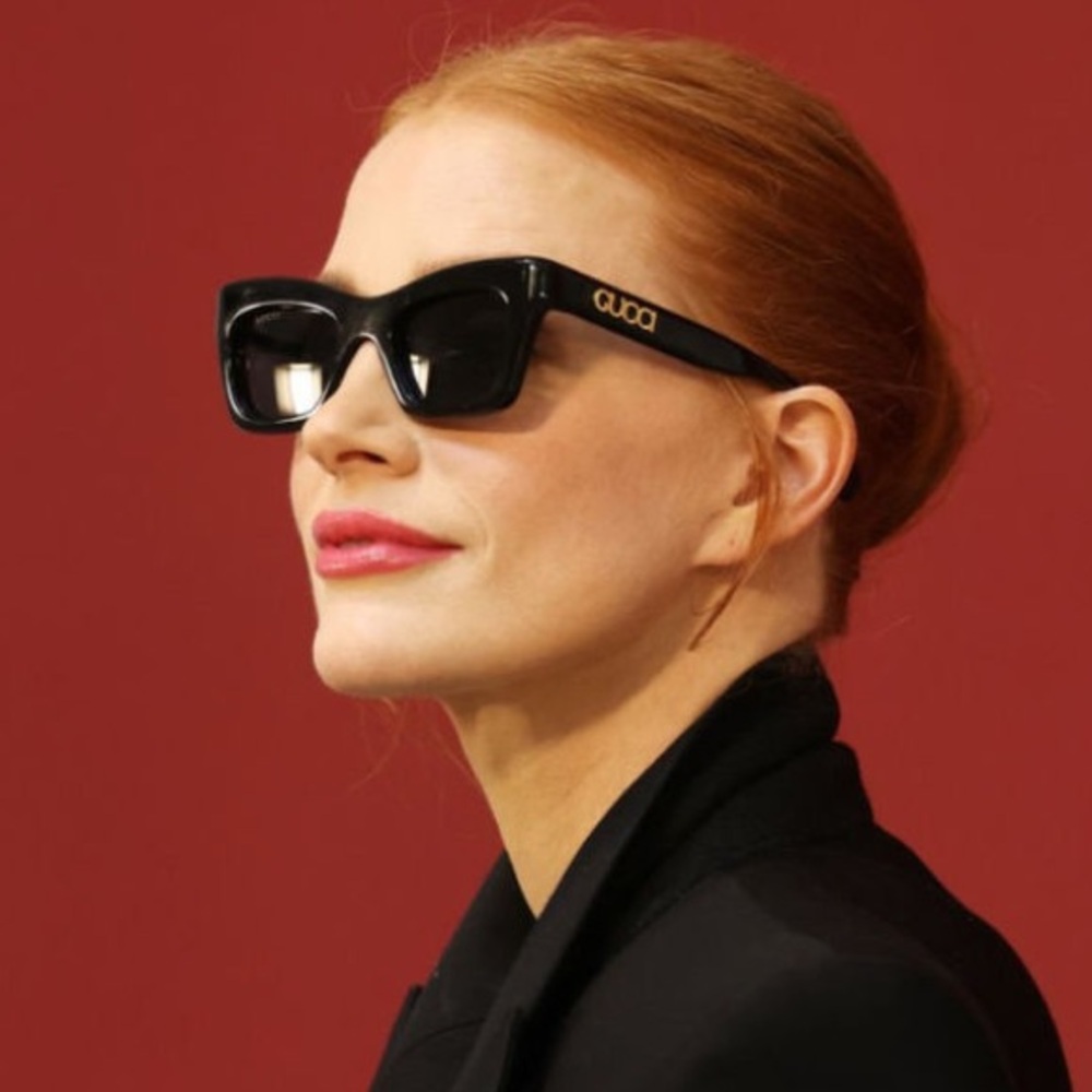 NEW GUCCI GG1773S 001 CAT EYE BLACK GREY WOMEN SUNGLASSES GUCCI